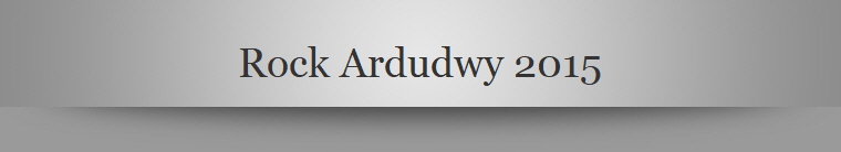 Rock Ardudwy 2015